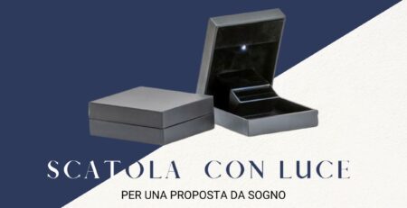 scatola anello con luce